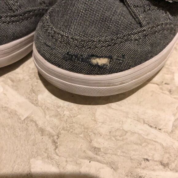 Sperry denim deckfin top siders sz 4 - Picture 2 of 7